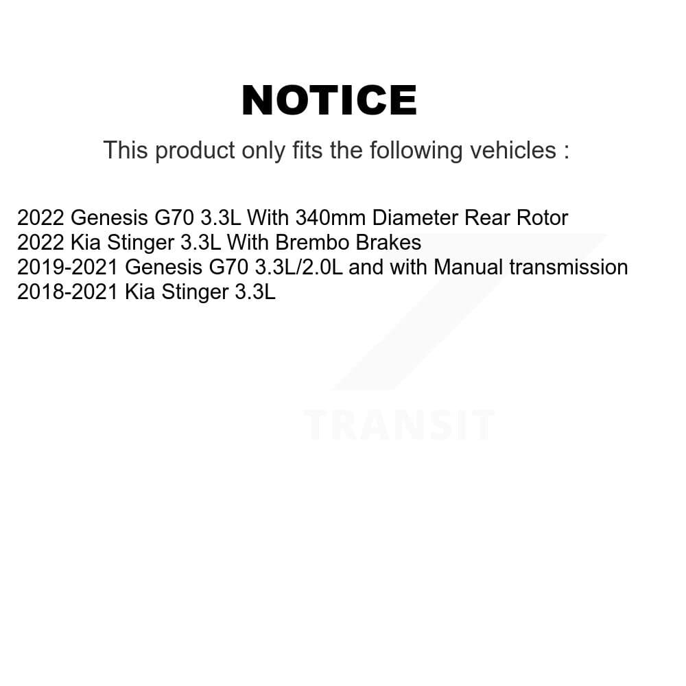 Transit Auto - KGC-102722 - Front and Rear Disc Brake Kits image 19