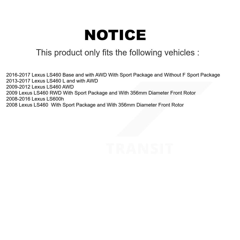 Transit Auto - KGC-102902 - Front and Rear Disc Brake Kits image 19