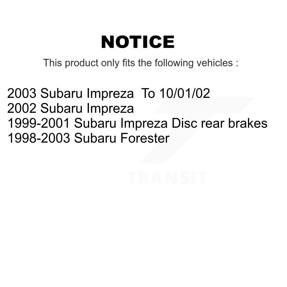 Transit Auto - KGC-103139 - Rear Disc Brake Kits image 19