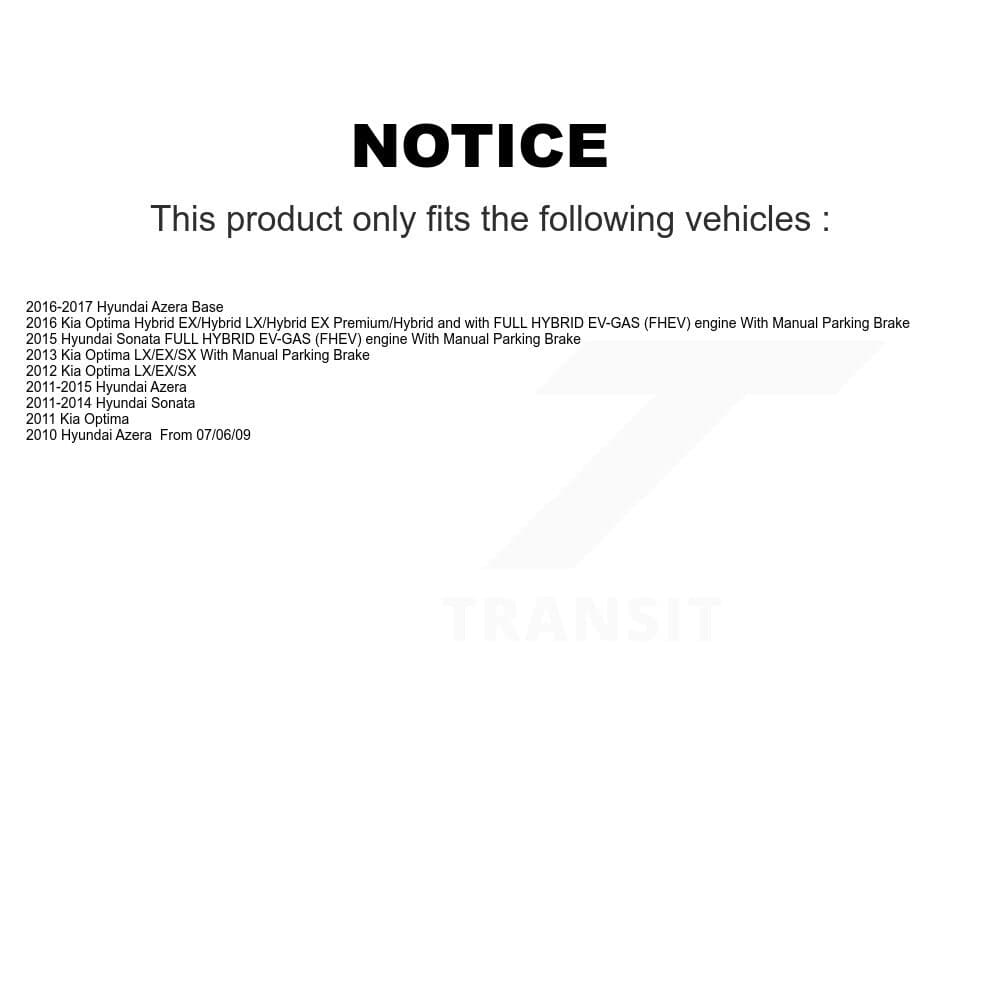 Transit Auto - KGC-103223 - Rear Disc Brake Kits image 19