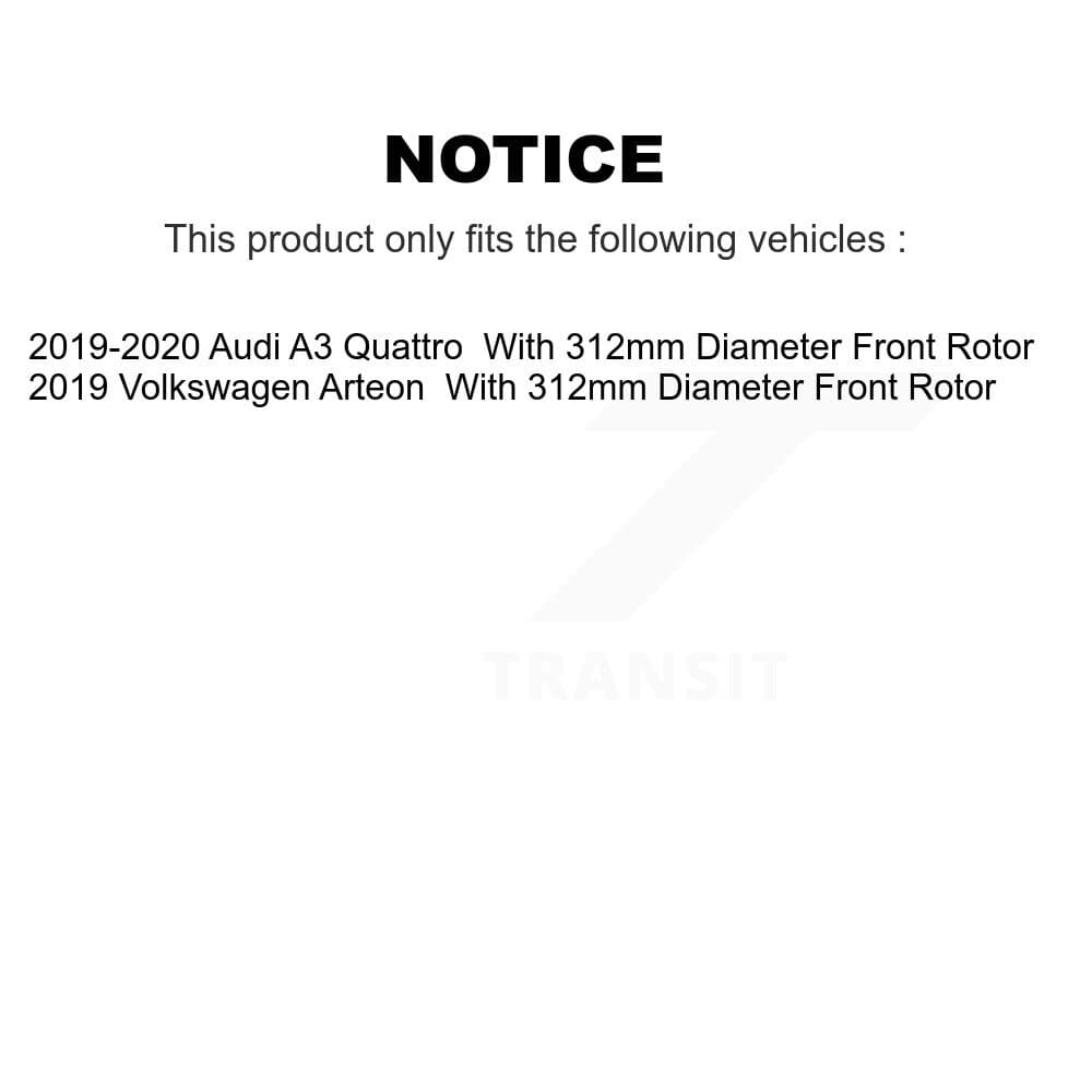 Transit Auto - KGC-103638 - Front and Rear Disc Brake Kits image 19