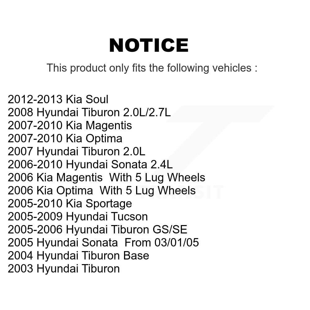 Transit Auto - KGF-100263 - Front Disc Brake Kits image 19