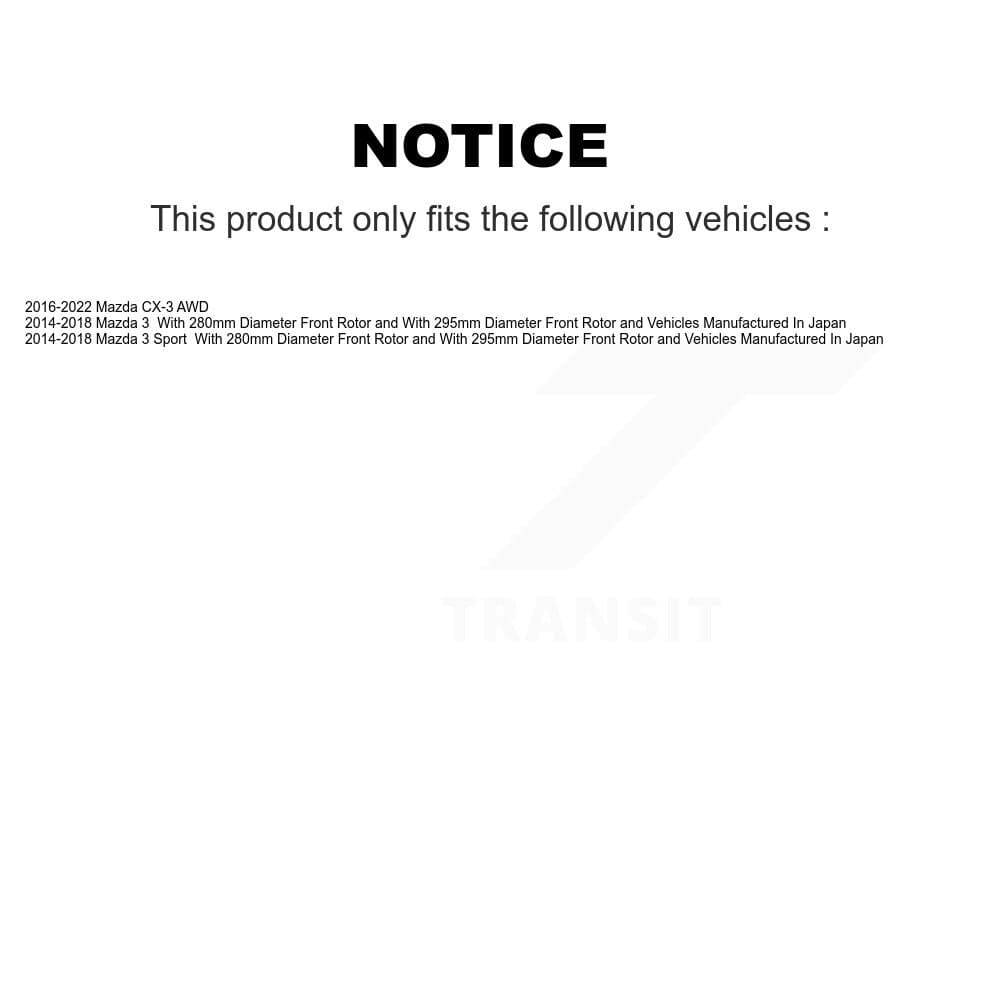 Transit Auto - KGF-100494 - Front Disc Brake Kits image 19