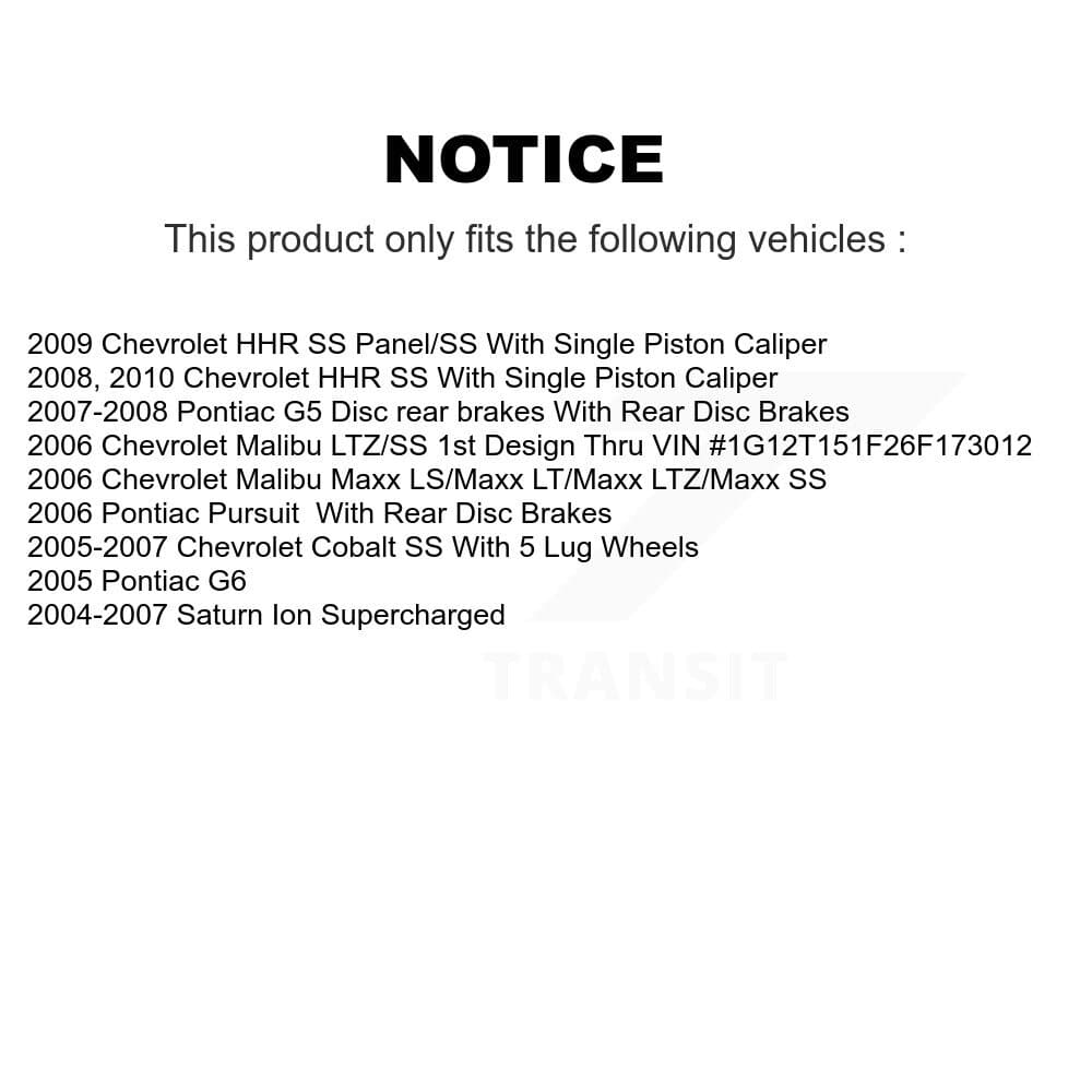 Transit Auto - KGF-100577 - Front and Rear Disc Brake Kits image 19