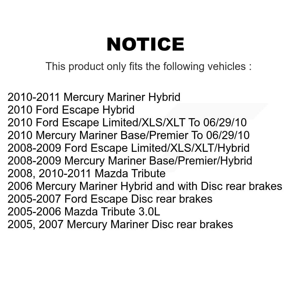 Transit Auto - KGF-100641 - Front and Rear Disc Brake Kits image 19