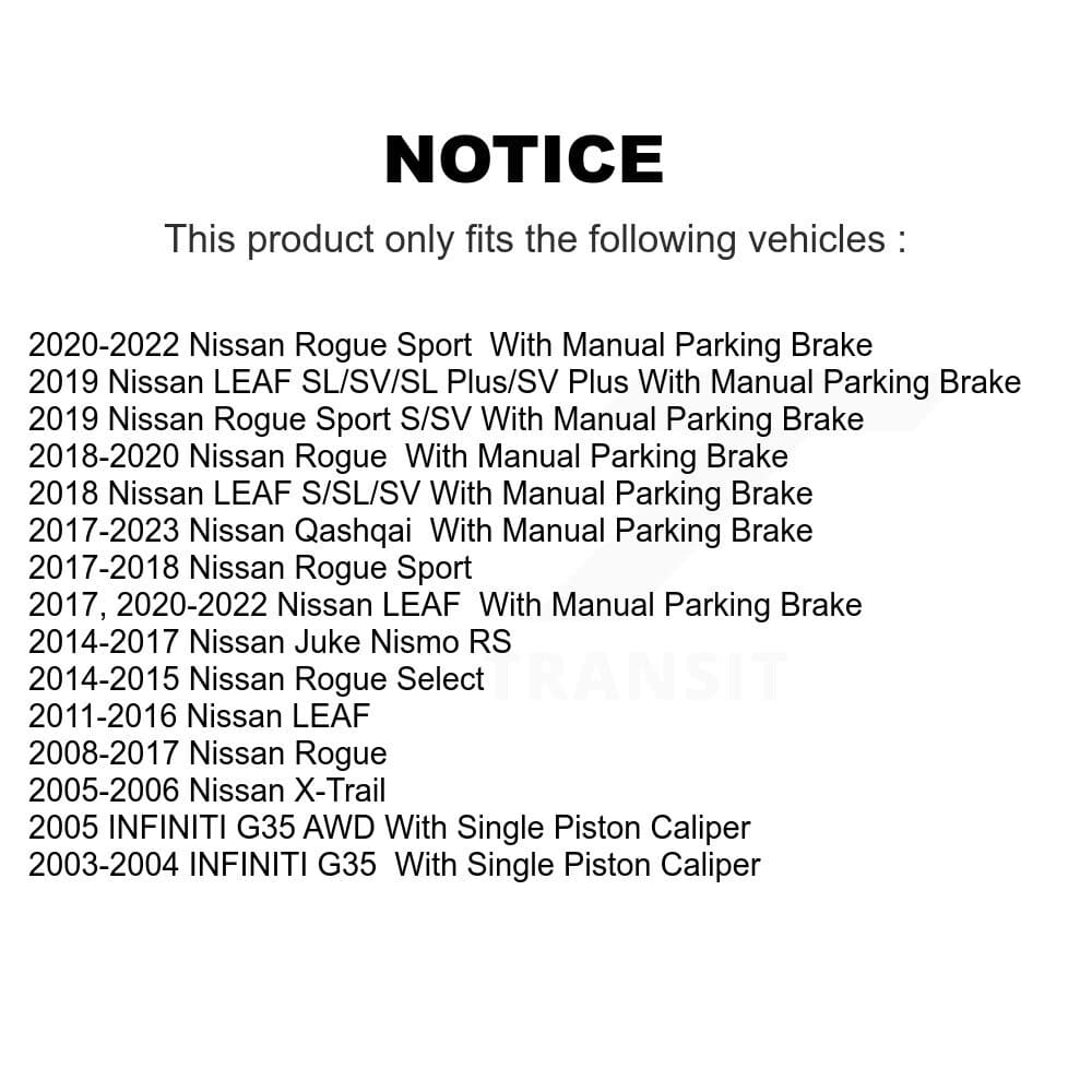 Transit Auto - KGF-101377 - Rear Disc Brake Kits image 19