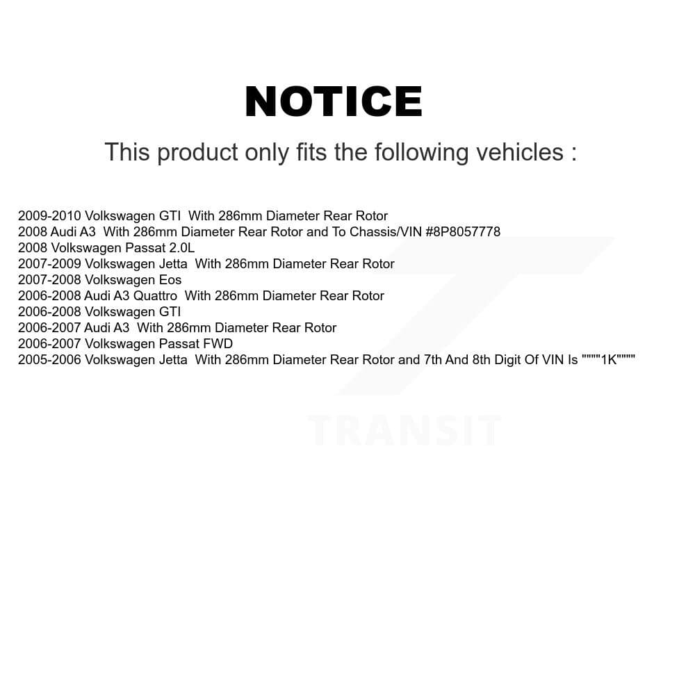 Transit Auto - KGF-101486 - Rear Disc Brake Kits image 19