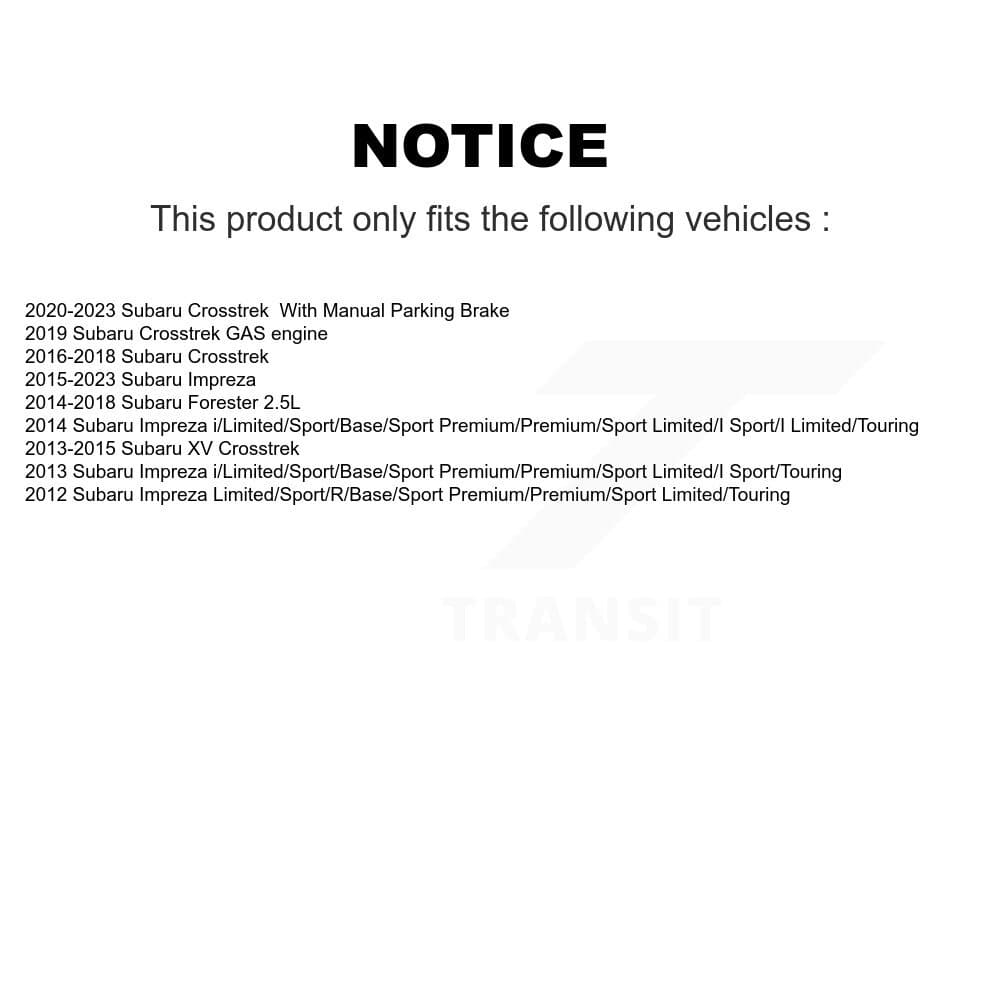 Transit Auto - KGF-101531 - Rear Disc Brake Kits image 19