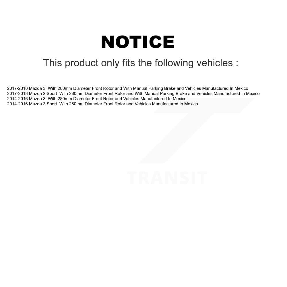 Transit Auto - KGF-101557 - Rear Disc Brake Kits image 19