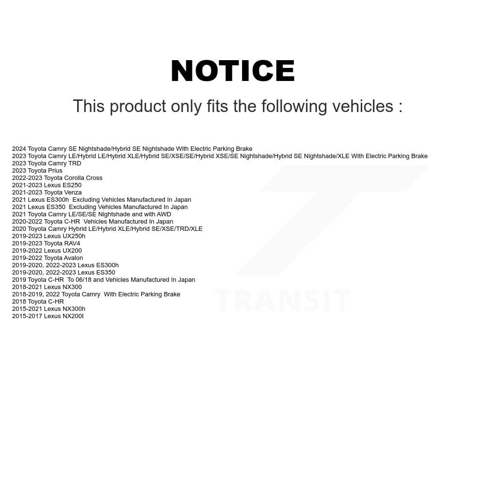 Transit Auto - KGF-101566 - Rear Disc Brake Kits image 19