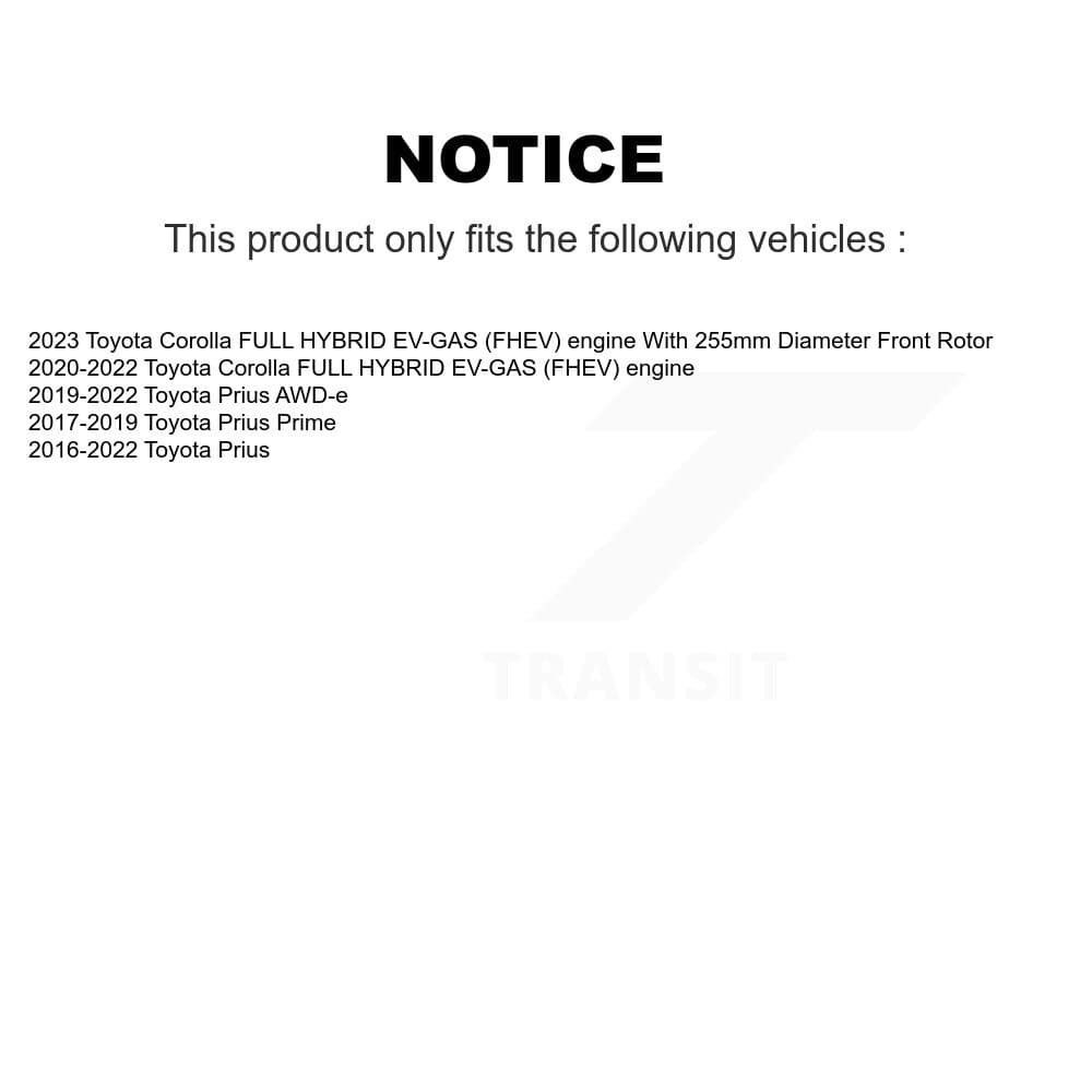 Transit Auto - KGF-101919 - Front Disc Brake Kits image 19