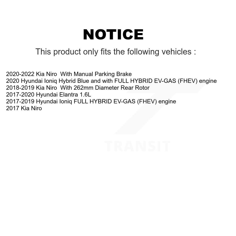 Transit Auto - KGF-102075 - Rear Disc Brake Kits image 19