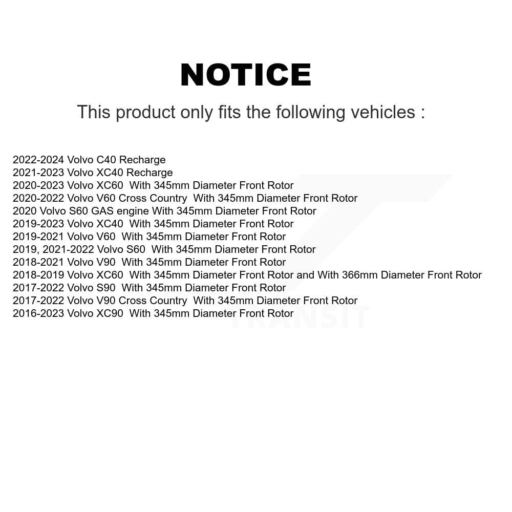 Transit Auto - KGF-102436 - Front Disc Brake Kits image 19