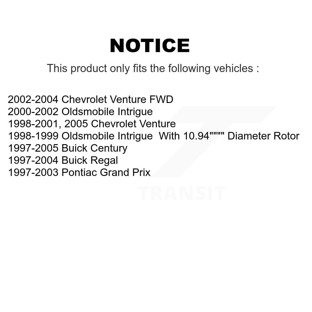 Transit Auto - KGF-102703 - Front and Rear Disc Brake Kits image 19