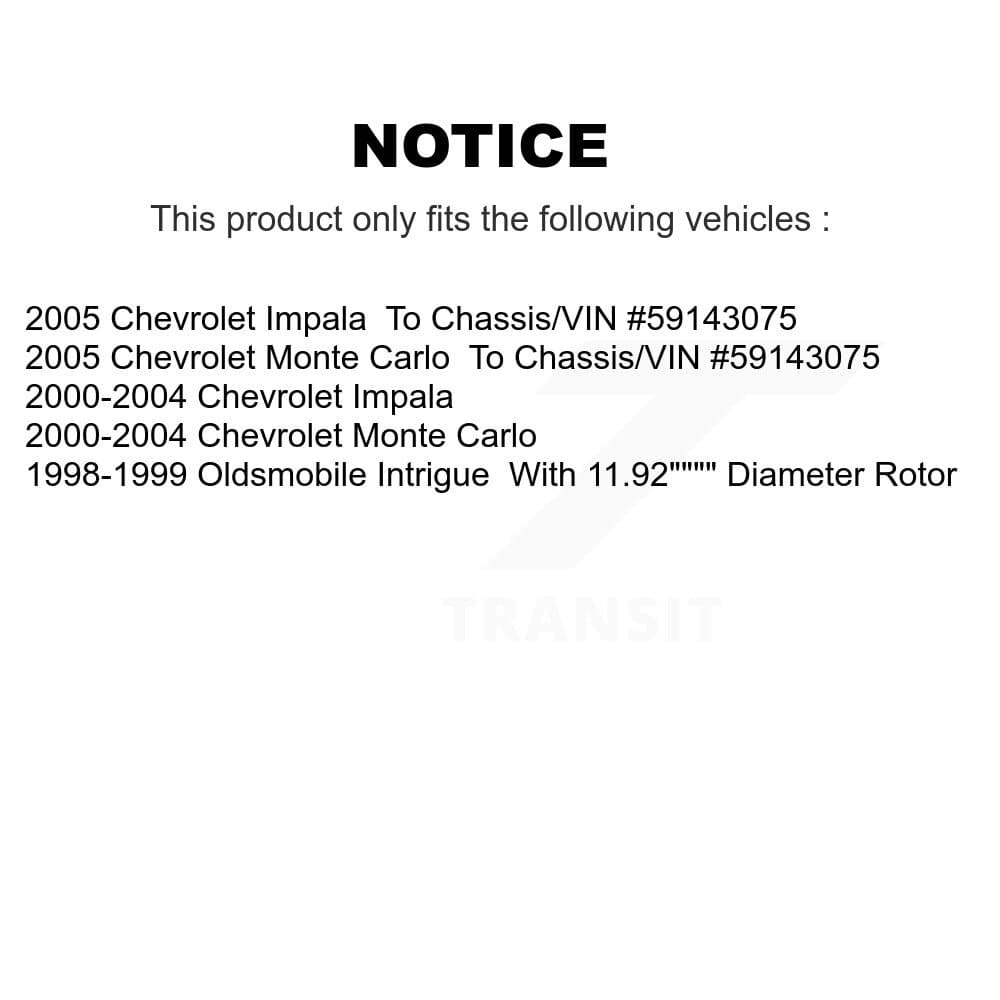 Transit Auto - KGF-102706 - Front and Rear Disc Brake Kits image 19