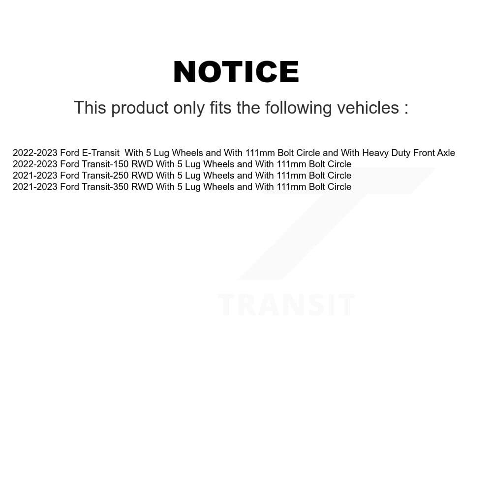 Transit Auto - KGF-103231 - Front Disc Brake Kits image 19