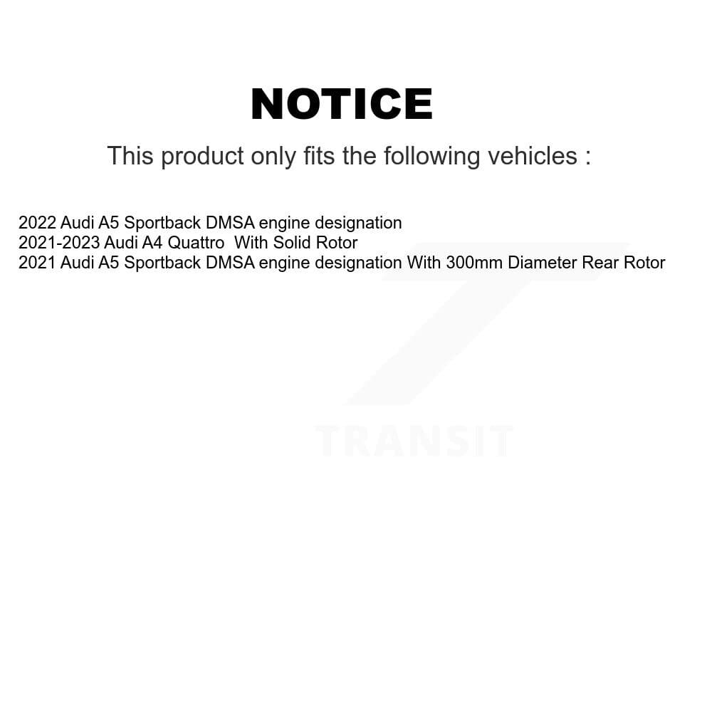 Transit Auto - KGF-103267 - Rear Disc Brake Kits image 19