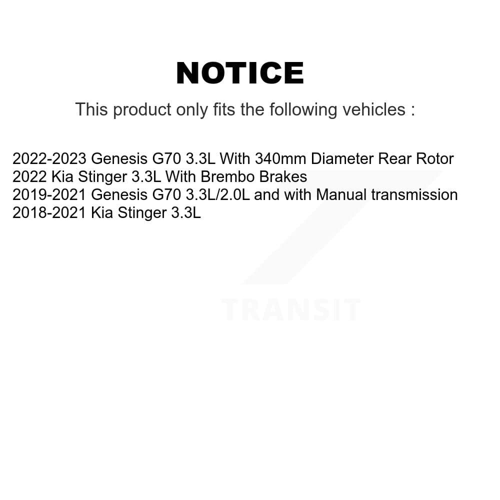Transit Auto - KGF-103275 - Rear Disc Brake Kits image 19