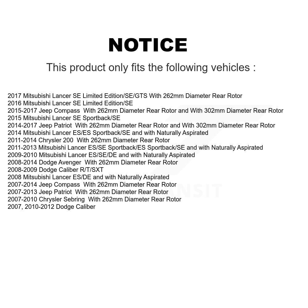 Transit Auto - KGF-103473 - Rear Disc Brake Kits image 19