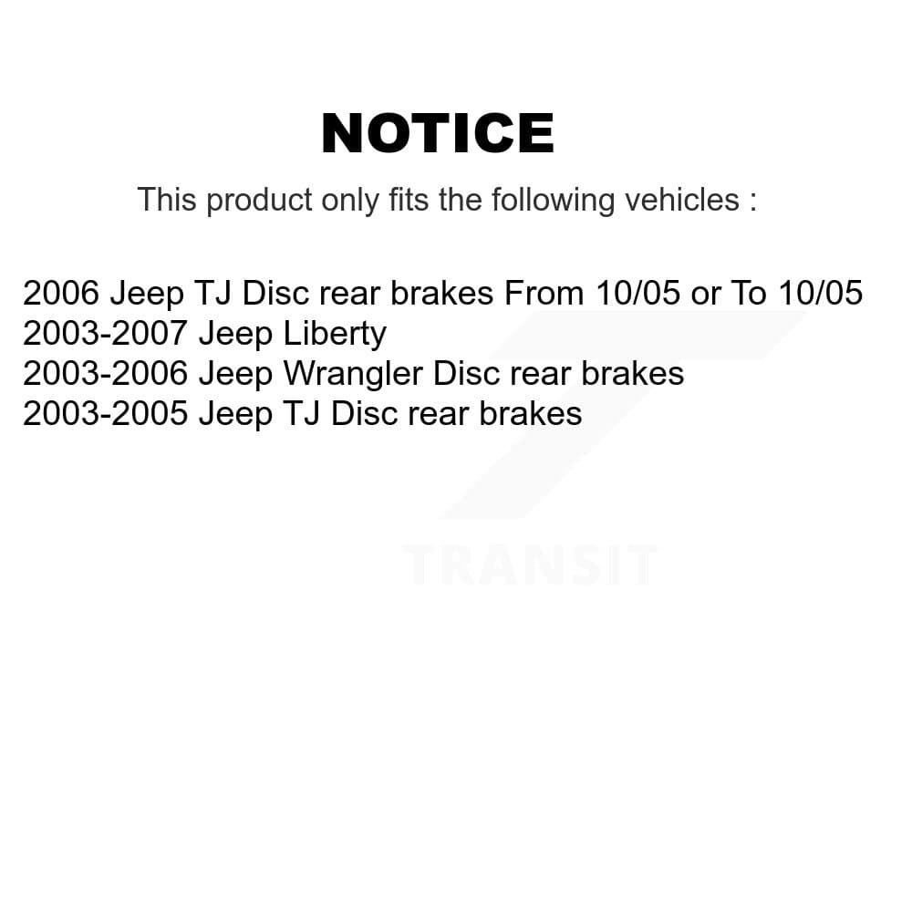 Transit Auto - KGF-103594 - Rear Disc Brake Kits image 19