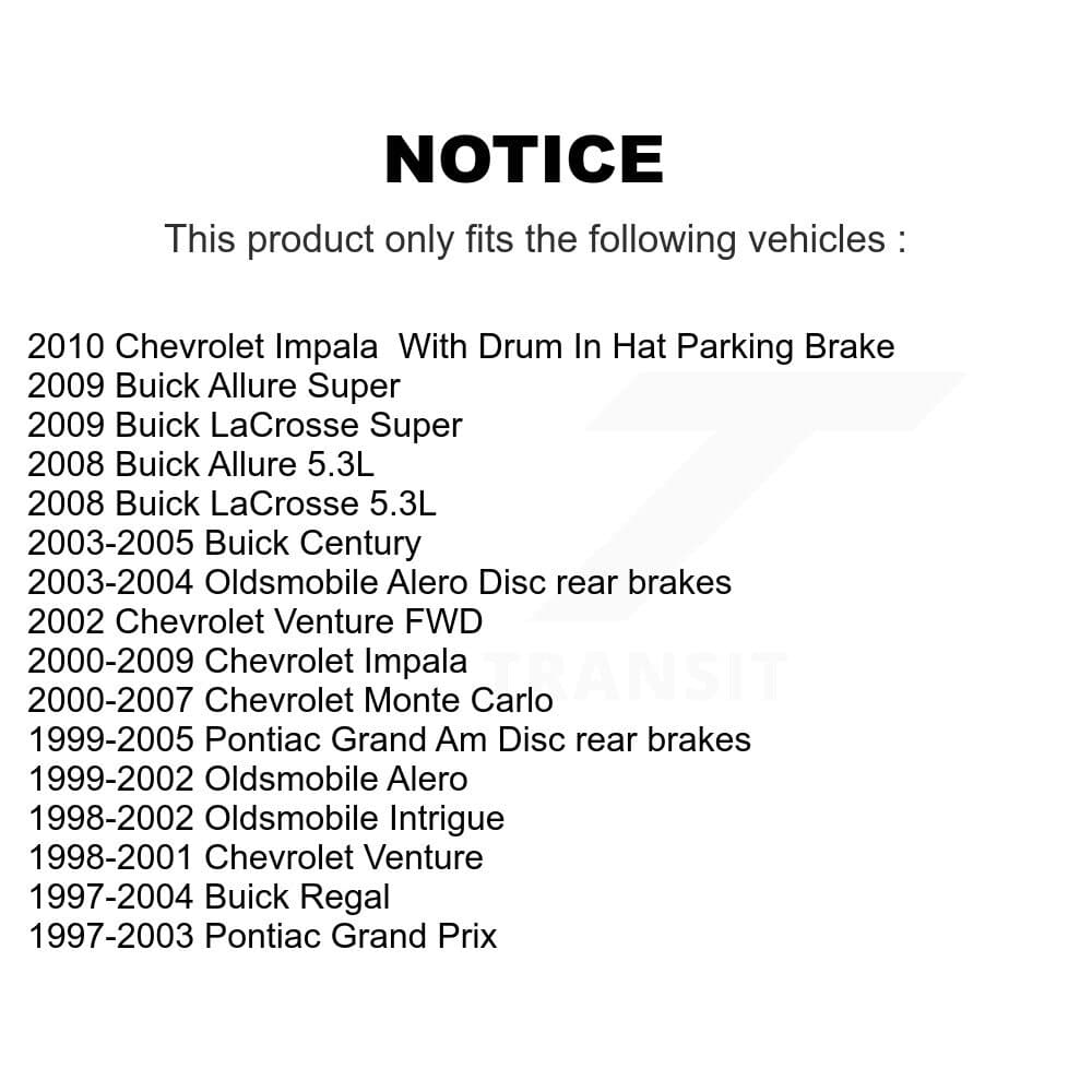 Transit Auto - KGF-103605 - Rear Disc Brake Kits image 19