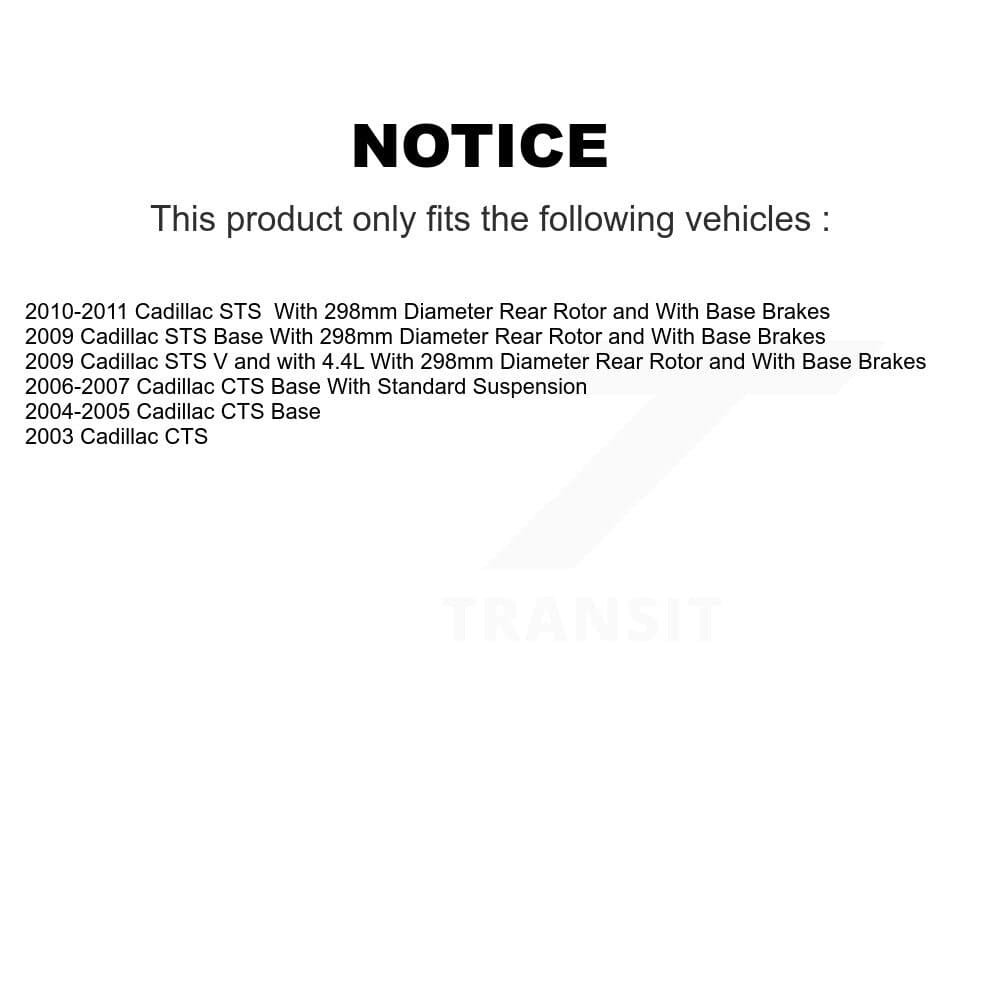 Transit Auto - KGF-103635 - Rear Disc Brake Kits image 19