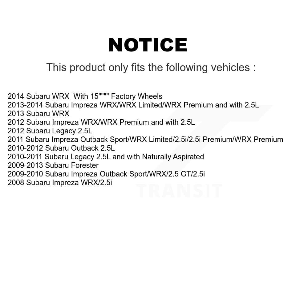 Transit Auto - KGF-103664 - Rear Disc Brake Kits image 19