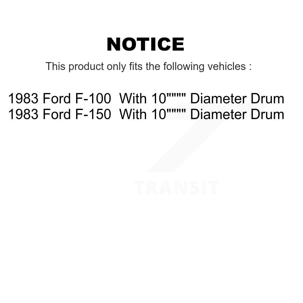 Transit Auto - KGN-100134 - Rear Brake Drum Kits image 19