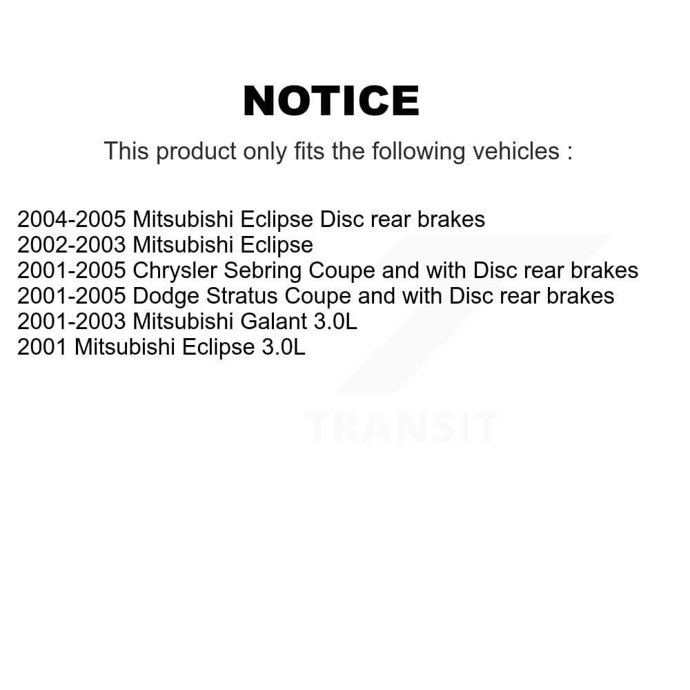Transit Auto - KGS-100675 - Front and Rear Disc Brake Kits image 19