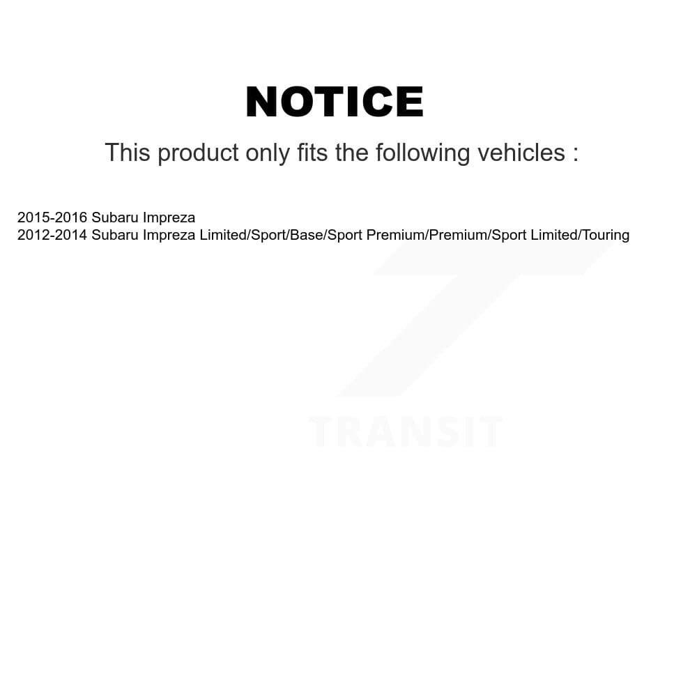 Transit Auto - KGS-100746 - Front and Rear Disc Brake Kits image 19