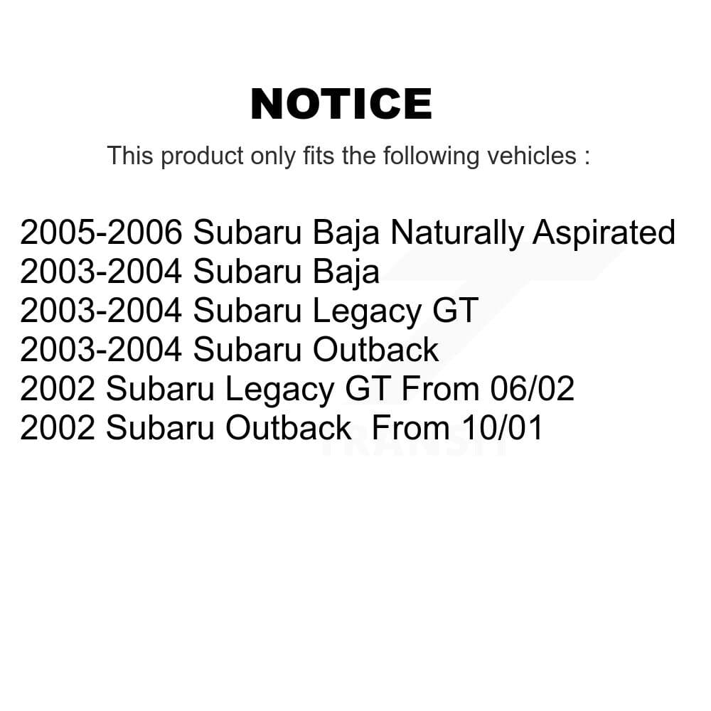 Transit Auto - KGS-100845 - Front and Rear Disc Brake Kits image 19