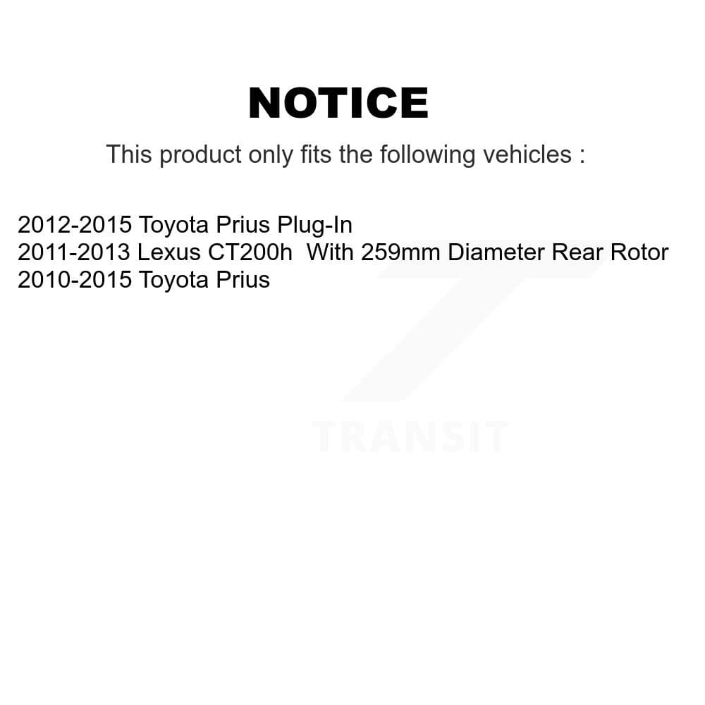 Transit Auto - KGS-101042 - Front and Rear Disc Brake Kits image 19