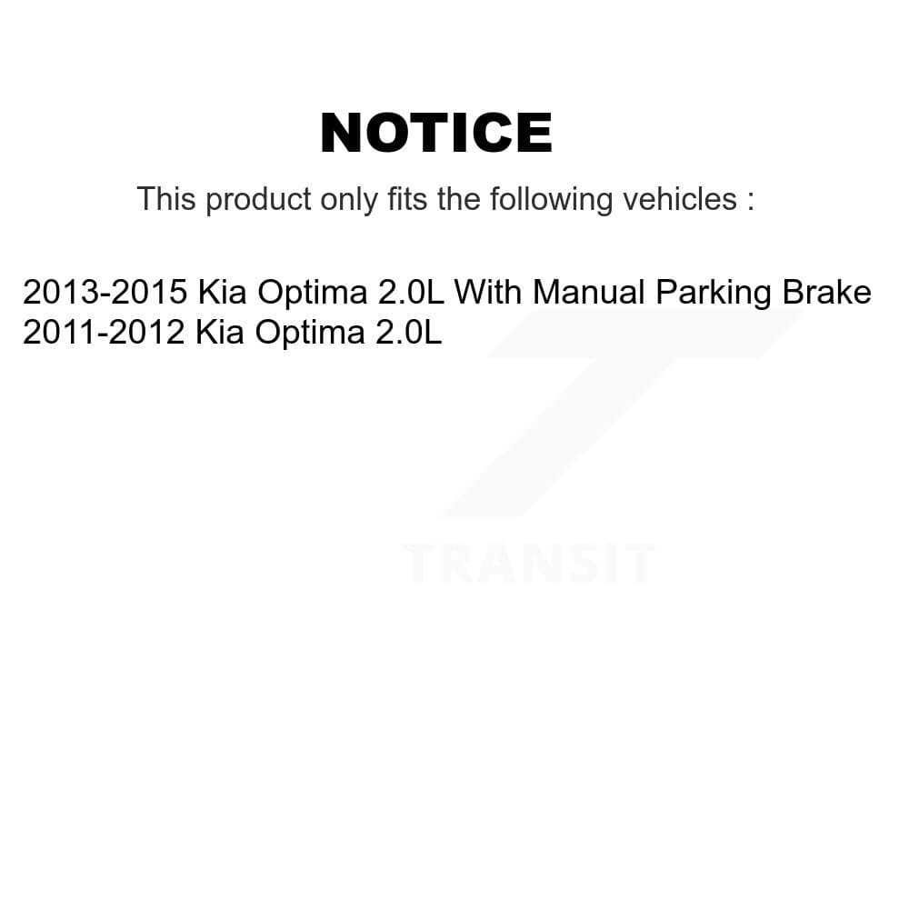 Transit Auto - KGS-101076 - Front and Rear Disc Brake Kits image 19