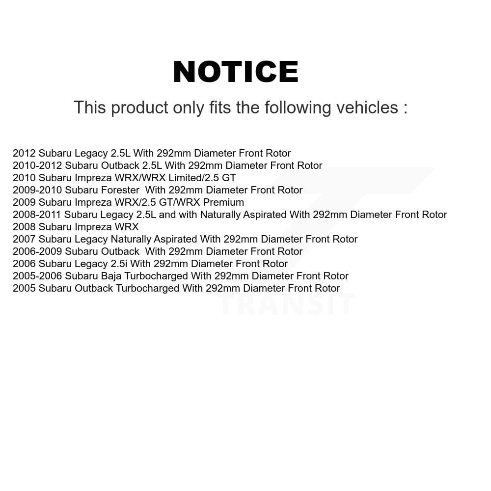 Transit Auto - KGS-101793 - Front Disc Brake Kits image 19