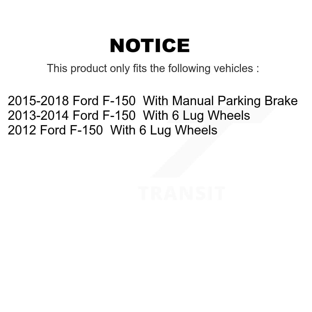 Transit Auto - KGS-103282 - Rear Disc Brake Kits image 19