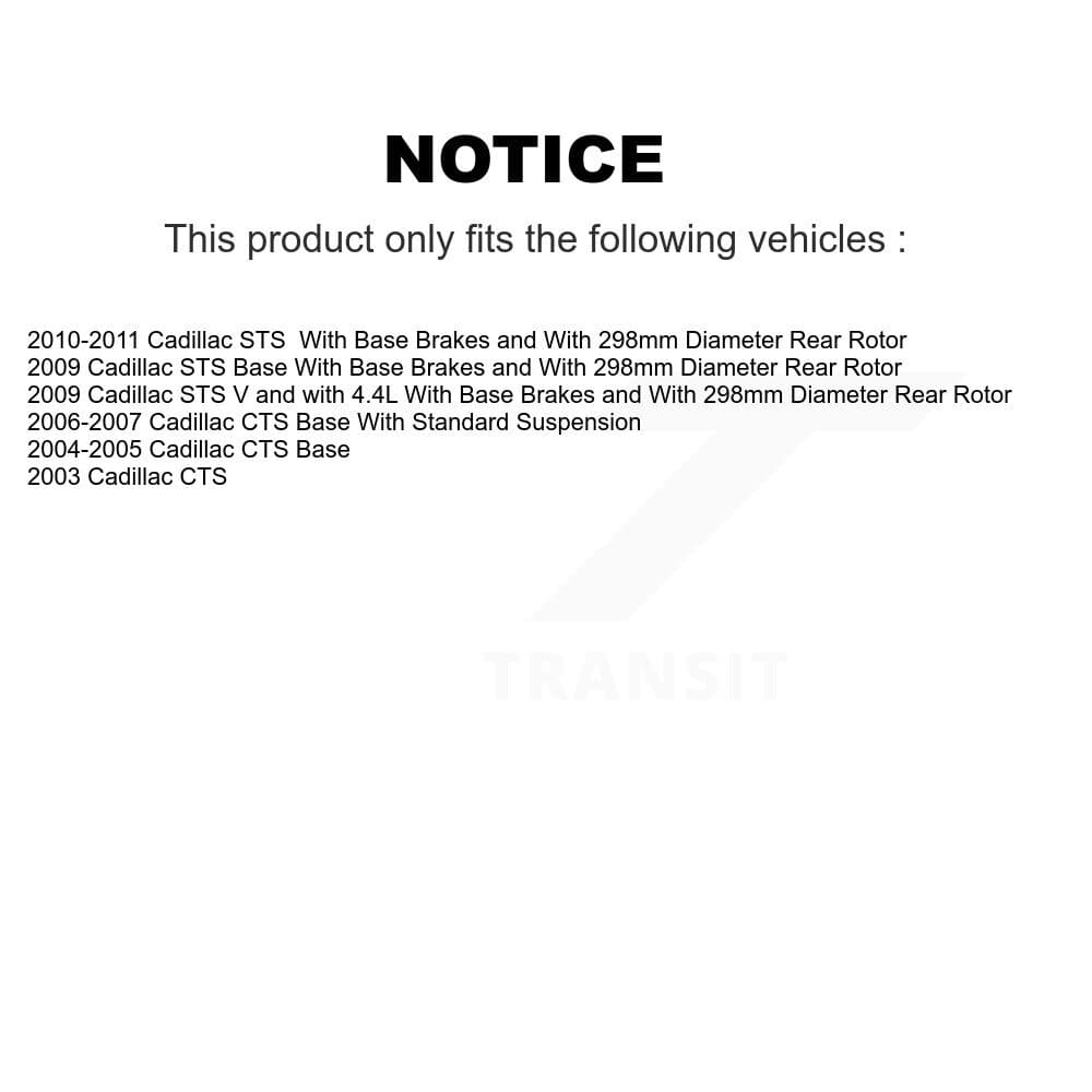 Transit Auto - KGS-103349 - Rear Disc Brake Kits image 19