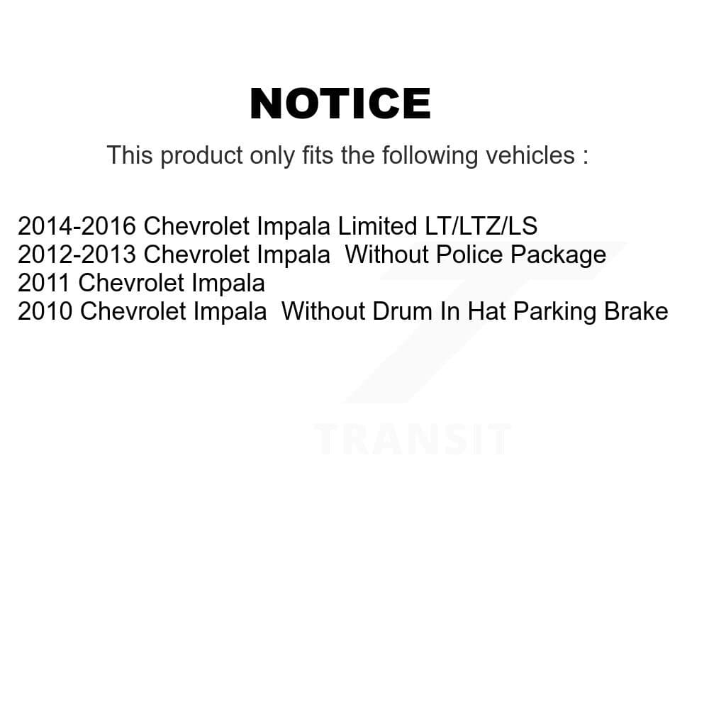 Transit Auto - KGT-100632 - Front and Rear Disc Brake Kits image 24