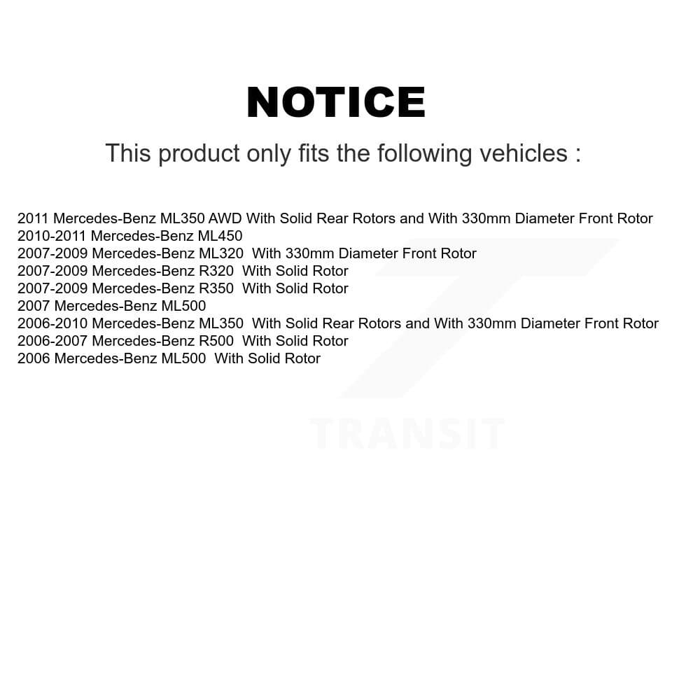 Transit Auto - KGT-101001 - Front and Rear Disc Brake Kits image 24