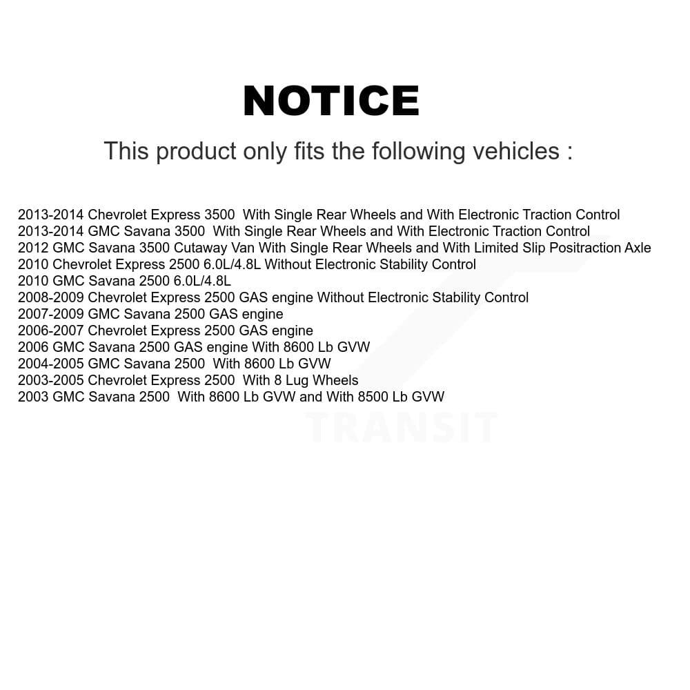 Transit Auto - KGT-101286 - Rear Disc Brake Kits image 24