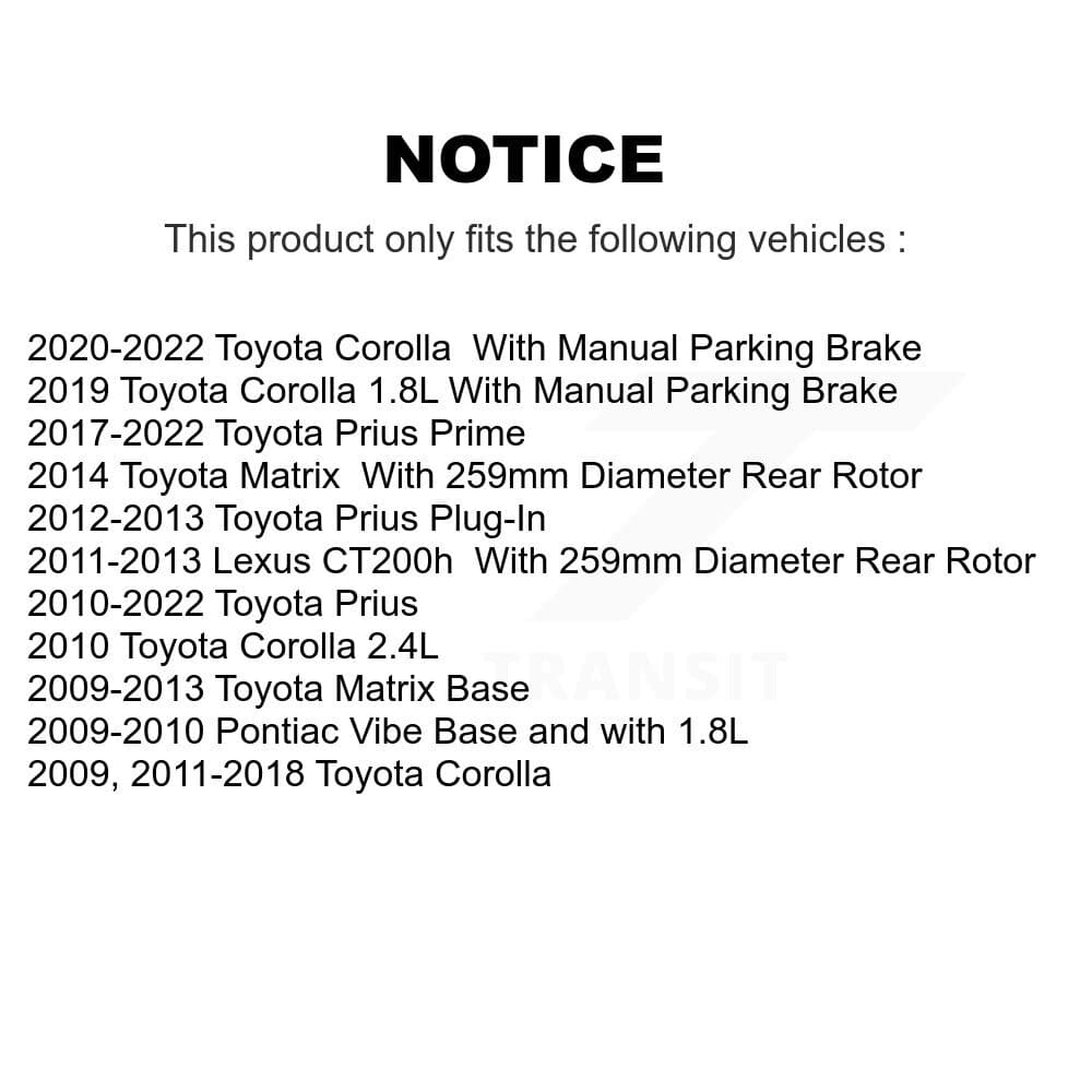 Transit Auto - KGT-101315 - Rear Disc Brake Kits image 24