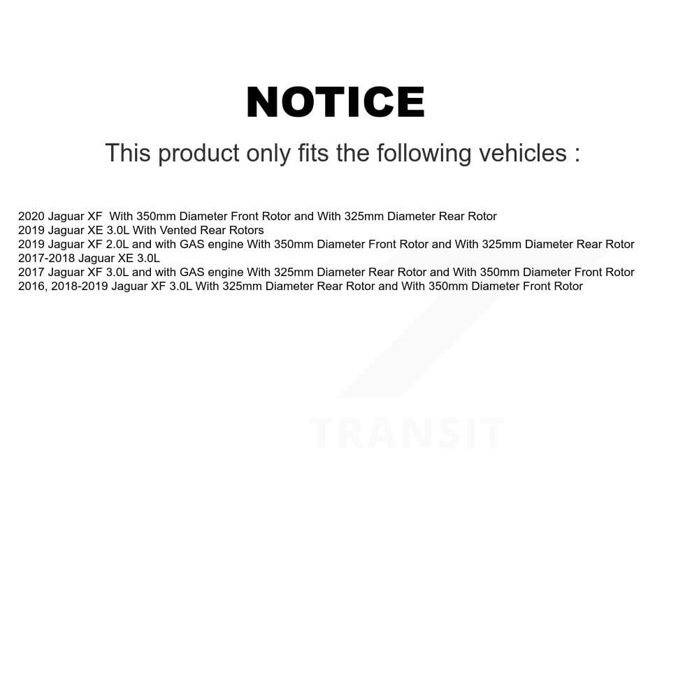 Transit Auto - KGT-103226 - Front and Rear Disc Brake Kits image 24