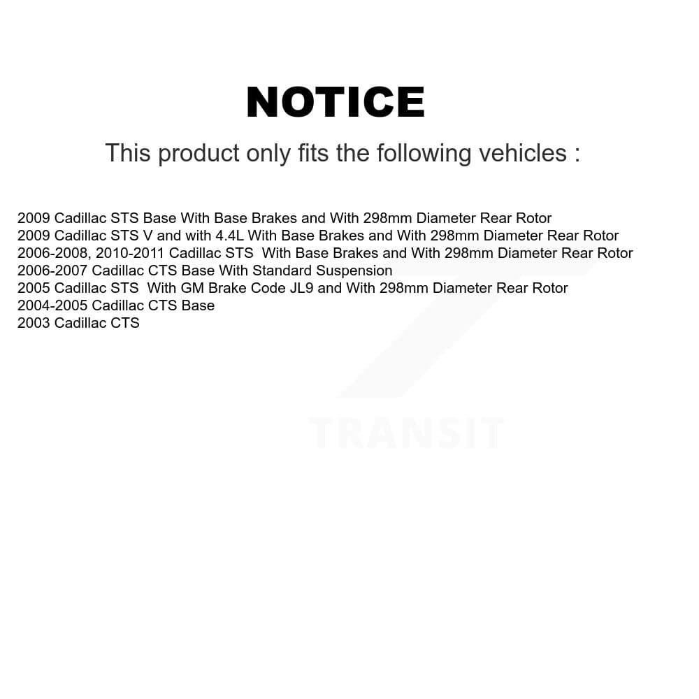 Transit Auto - KGT-103802 - Rear Disc Brake Kits image 24