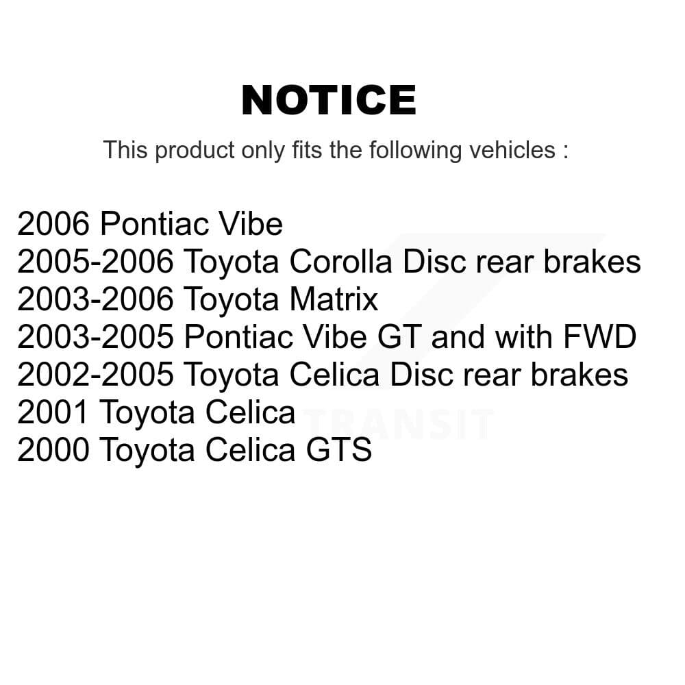 Transit Auto - KGT-104184 - Rear Disc Brake Kits image 24
