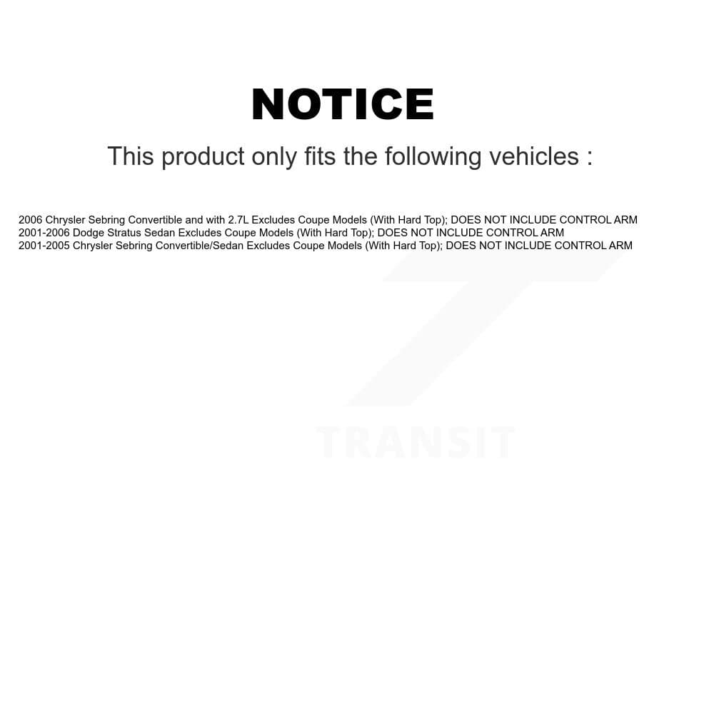 Transit Auto - KM-100394 - Front Suspension Strut and Coil Spring Assembly Kits image 24