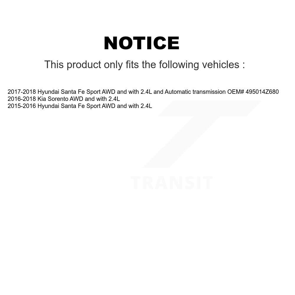 Kugel - KN7-100315 - Front Right CV Axle Shaft Kits image 11