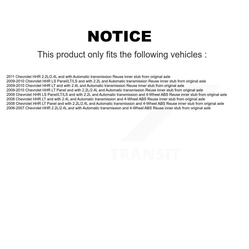 Kugel - KN7-100339 - Front Right CV Axle Shaft Kits image 11
