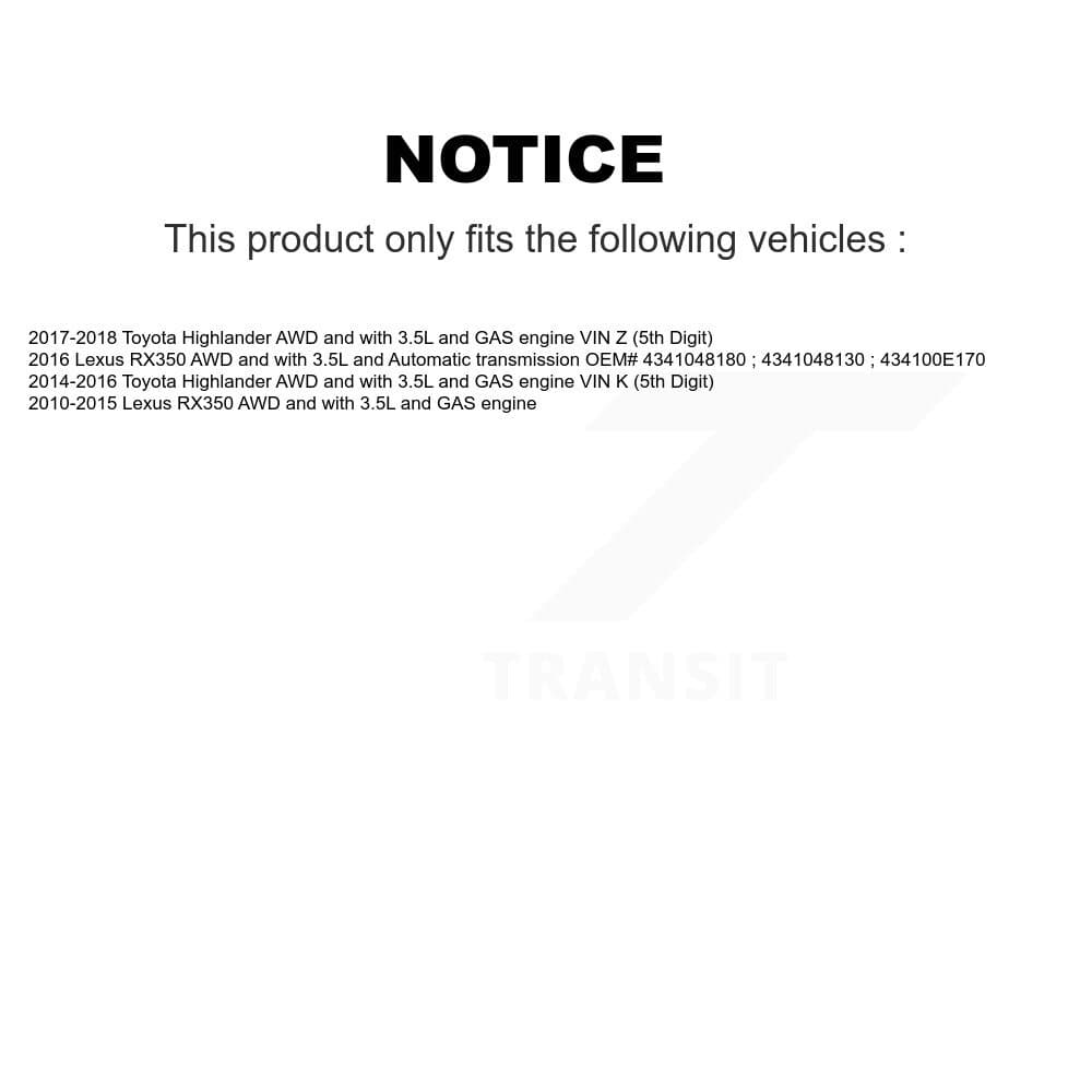 Kugel - KN7-100667 - Front Right CV Axle Shaft Kits image 11
