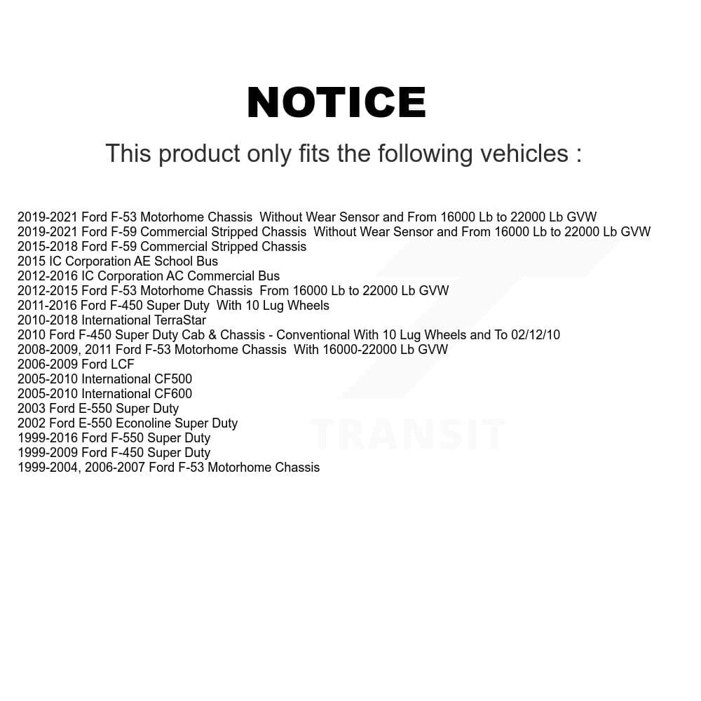 AmeriBRAKES - KNF-100132 - Front and Rear Disc Brake Pad Kits image 8