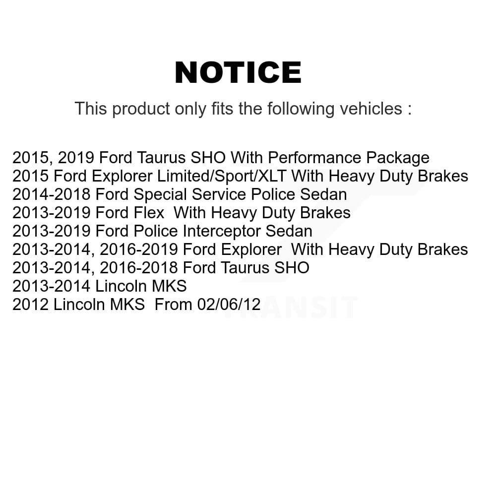 AmeriBRAKES - KNF-100151 - Front and Rear Disc Brake Pad Kits image 8