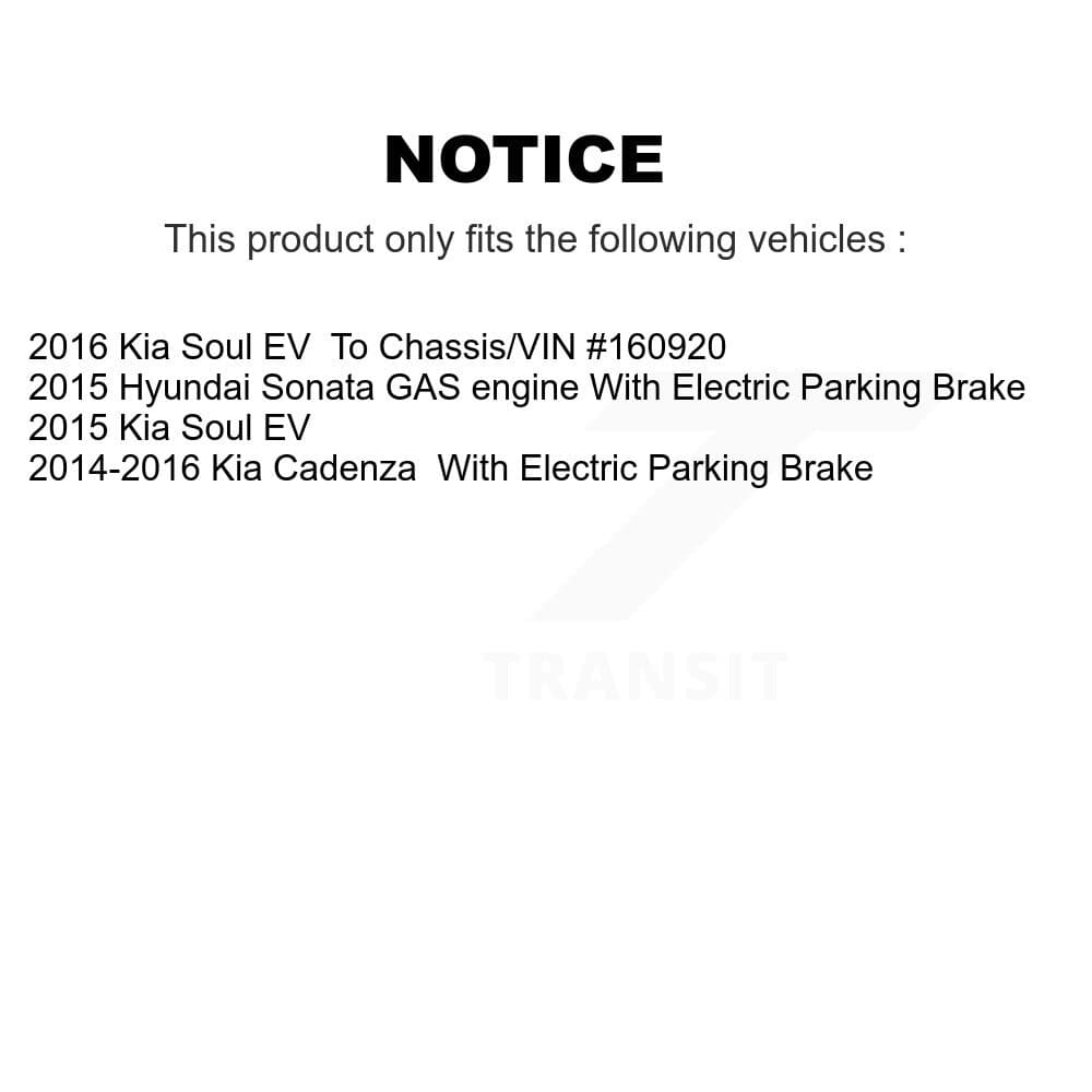 AmeriBRAKES - KNF-100164 - Front and Rear Disc Brake Pad Kits image 14